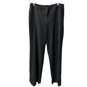 My Michelle Black Pinstripe Pants Women’s 11/12 Dress Trousers Stretch Career